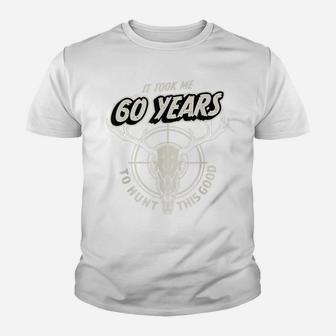 Mens Hunting Gift For 60 Year Old Deer Hunter Mens 60Th Birthday Youth T-shirt | Crazezy DE