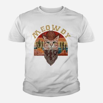 Meowdy Funny Texas Cat Meme Cat Lovers Gift Youth T-shirt | Crazezy AU