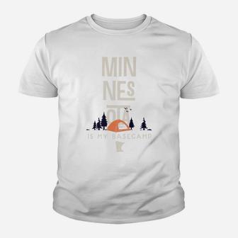 Minnesota Is My Base Camp Youth T-shirt | Crazezy