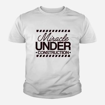 Miracle Under Construction Youth T-shirt | Crazezy