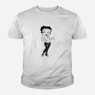 Modern Red Lips Youth T-shirt | Crazezy