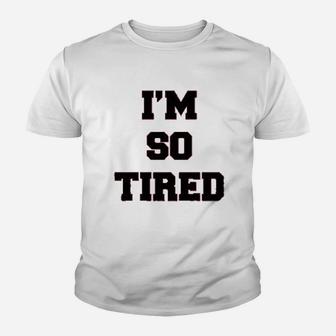 Mom And Baby I Am So Tired Youth T-shirt - Thegiftio UK