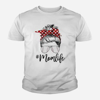 Mom Life Softball Baseball Mothers Day Youth T-shirt | Crazezy AU