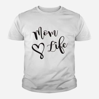 Mom Life Youth T-shirt | Crazezy