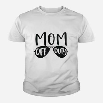 Mom Off Duty Youth T-shirt | Crazezy UK