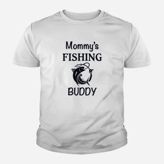 Mommy's Fishing Buddy Youth T-shirt | Crazezy CA