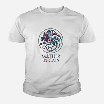 Mother Of Cats Youth T-shirt | Crazezy CA