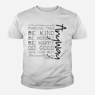 Mother Teresa Quote Do Good Anyway Christian Tee Youth T-shirt | Crazezy