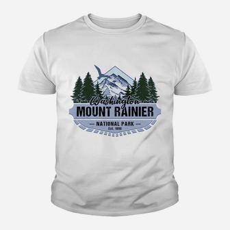 Mount Rainier National Park Sweatshirt Youth T-shirt | Crazezy AU