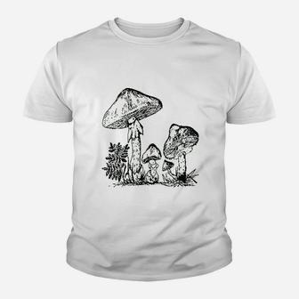 Mushroom Collection Youth T-shirt | Crazezy CA