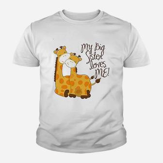 My Big Sister Loves Me Youth T-shirt | Crazezy DE