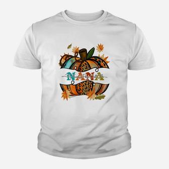 My Favorite Peeps Call Me Nana Shirt Pumpkin Grandma Sweatshirt Youth T-shirt | Crazezy AU