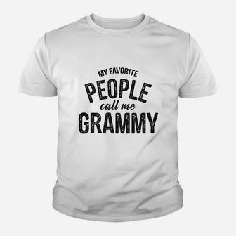 My Favorite People Call Me Grammy Youth T-shirt | Crazezy CA