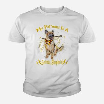 My Patronus Is A German Shepherd Youth T-shirt | Crazezy CA
