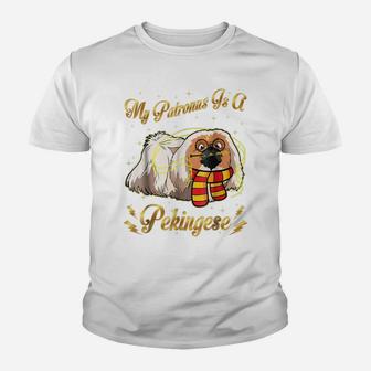 My Patronus Is A Pekingese Harry Dog Potter Shirt Dad Mom Youth T-shirt | Crazezy CA