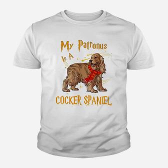 My Patronus Is An English Cocker Spaniel T Shirt Youth T-shirt | Crazezy CA