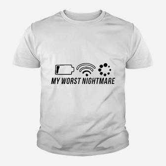 My Worst Nightmare Youth T-shirt | Crazezy UK