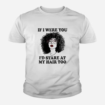Natural Hair For Black Women Natural Hair Quote Youth T-shirt | Crazezy DE