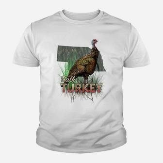 Nebraska Turkey Hunting Time To Talk Turkey Gift Youth T-shirt | Crazezy