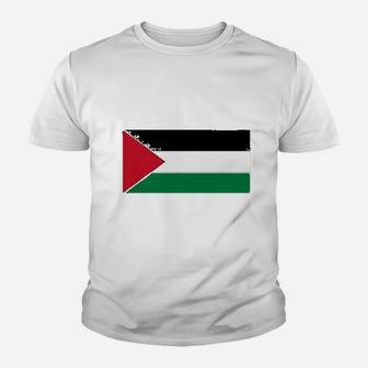 Palestine Country Flag Youth T-shirt | Crazezy DE