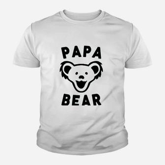 Papa Bear Best Grateful Dad Ever Youth T-shirt | Crazezy AU