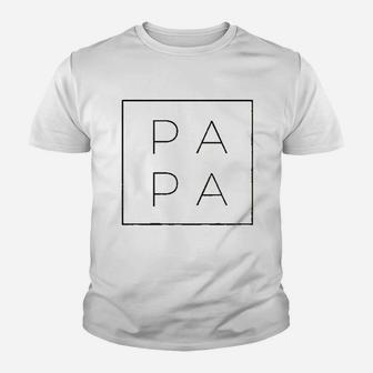 Papa Fathers Day Youth T-shirt | Crazezy