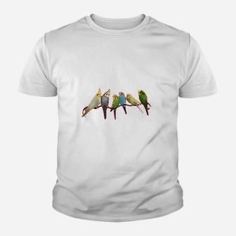 Parakeets & Cockatiels Youth T-shirt | Crazezy UK