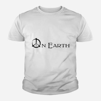 Peace On Earth Youth T-shirt | Crazezy