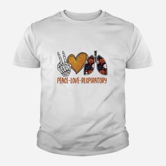 Peace With Love Respiratory Youth T-shirt | Crazezy DE