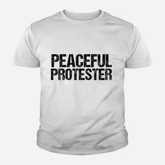 Peaceful Protester Youth T-shirt | Crazezy AU