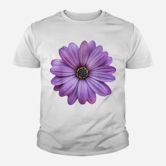 Pink Purple Flower Daisy Floral Design For Women Men - Daisy Youth T-shirt | Crazezy