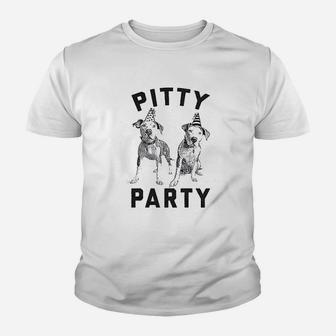 Pitty Party Pitbull Dog Youth T-shirt | Crazezy