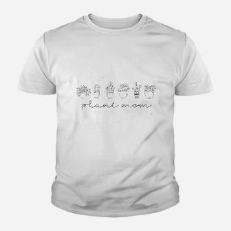 Plant Mom Youth T-shirt | Crazezy CA