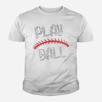 Play Baseball Youth T-shirt | Crazezy
