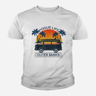 Pogue Life Outer Banks Retro Vintage Sunny Youth T-shirt | Crazezy