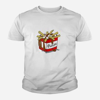 Poutine Plain And Simple Delicious Yummy Poutine Youth T-shirt | Crazezy AU