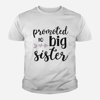 Promoted To Big Sister Youth T-shirt | Crazezy DE
