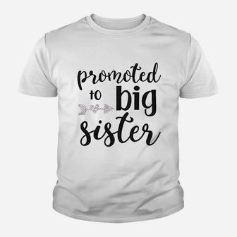 Promoted To Big Sister Youth T-shirt | Crazezy DE