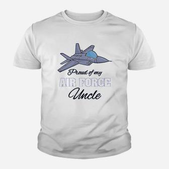 Proud Of My Air Force Uncle Youth T-shirt | Crazezy