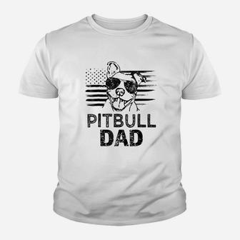 Proud Pitbull Dad Youth T-shirt | Crazezy