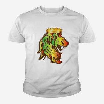 Rasta Lion Youth T-shirt | Crazezy