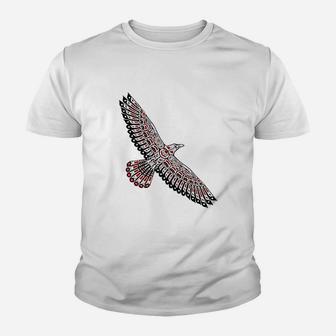 Raven Native American Indian Totem Northwest Coast Pacific Youth T-shirt | Crazezy