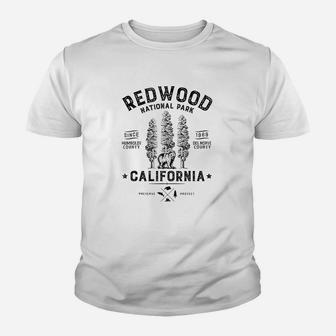 Redwood National Park Vintage California Bear Youth T-shirt | Crazezy UK