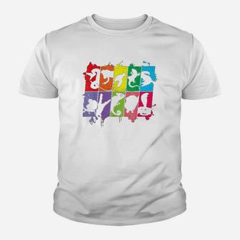 Reptile Lover Pet Snake Lizard Colorful Retro Youth T-shirt | Crazezy DE