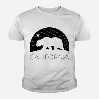 Retro California Bear Vintage Beach Cali Pride Surf 70S 80S Youth T-shirt | Crazezy AU