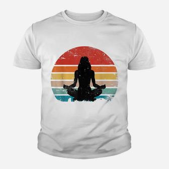 Retro Meditation Vintage Seventies Buddah Zen Chakra Gift Youth T-shirt | Crazezy