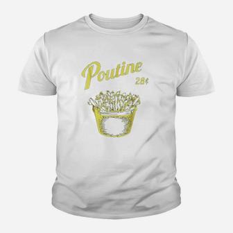 Retro Poutin Canada Youth T-shirt | Crazezy CA