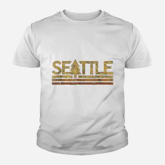 Retro Vintage Seattle Washington Youth T-shirt | Crazezy DE