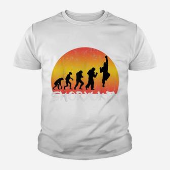 Retro Vintage Sunset Shoryuken Fighter Evolution Funny Gamer Youth T-shirt | Crazezy