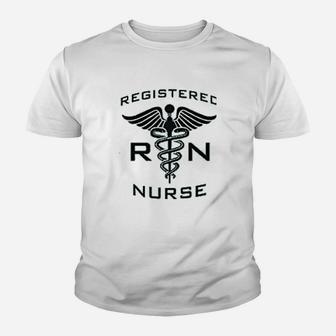 Rn Registered Nurse Youth T-shirt | Crazezy